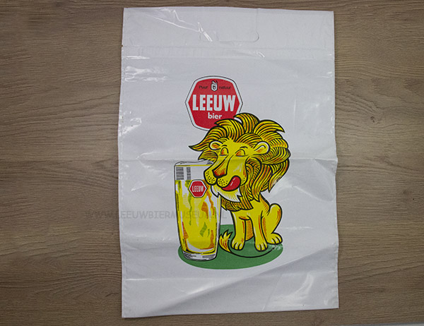 Leeuw bier plastic tas jaren 60